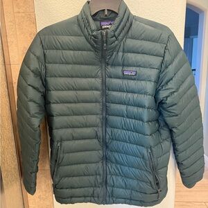 Patagonia Down Sweater Jacket Full Zip Men’s Sz Large